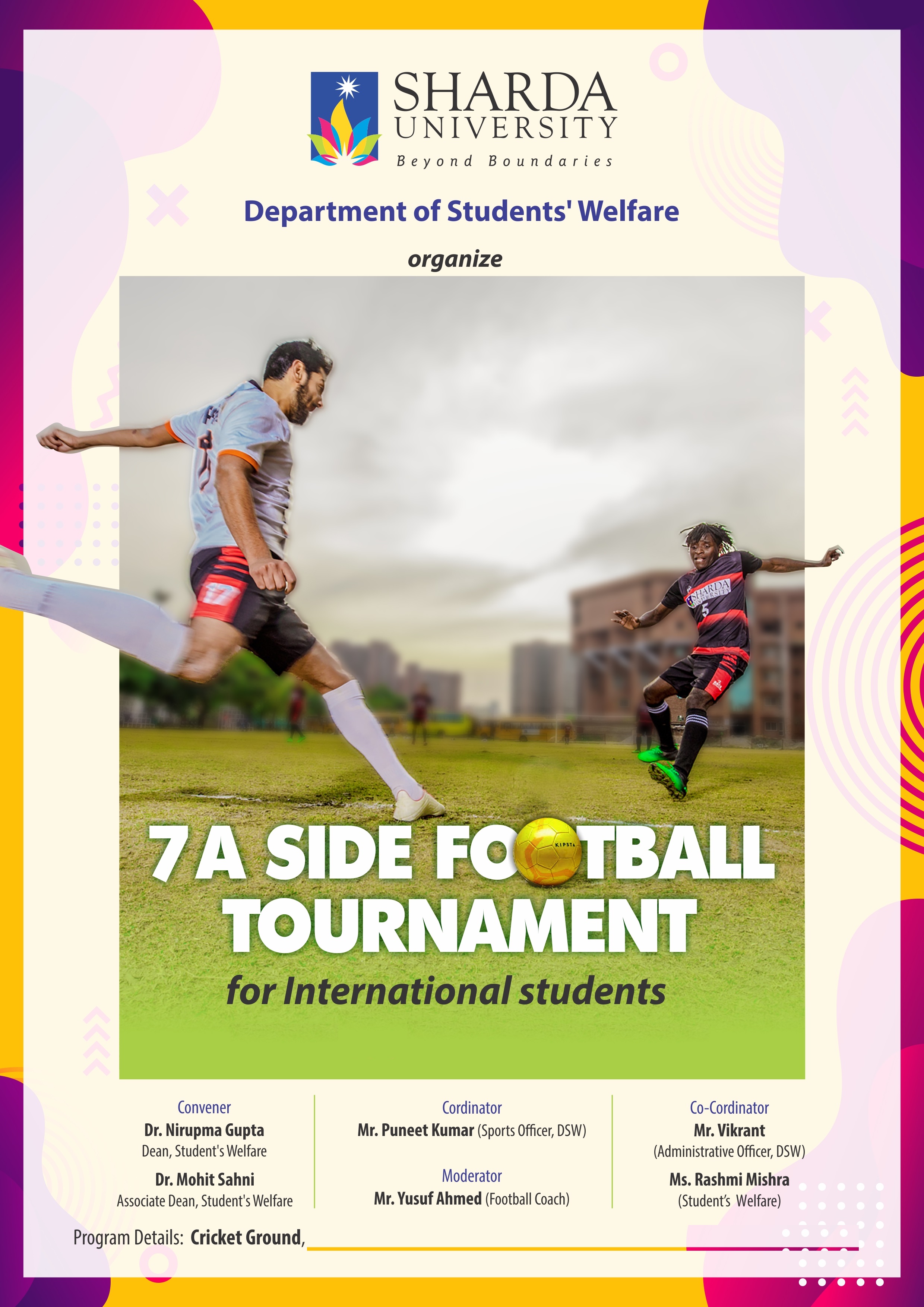 7 Aside Football Tournament For International Students