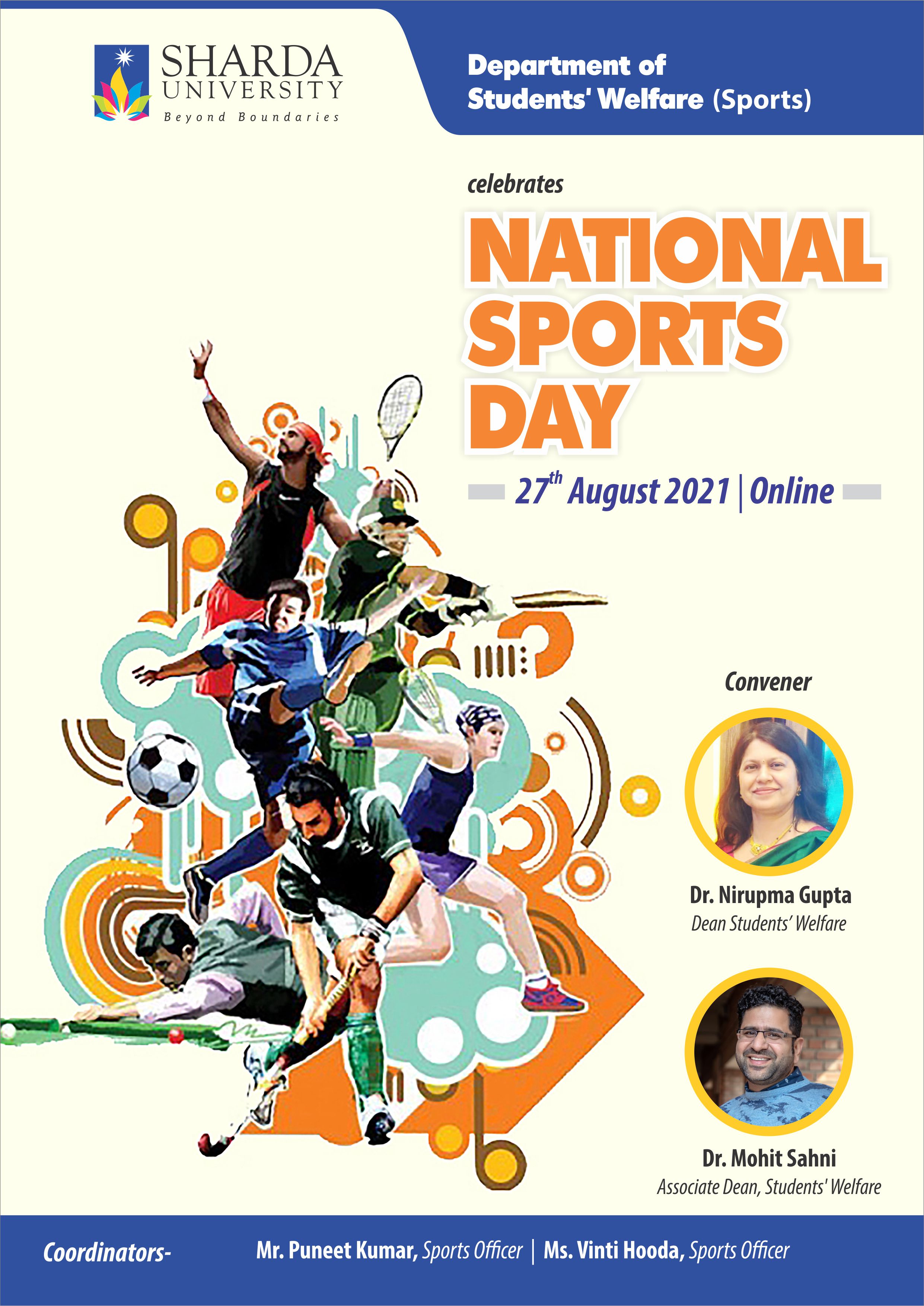 National Sports Day 29 August 2021