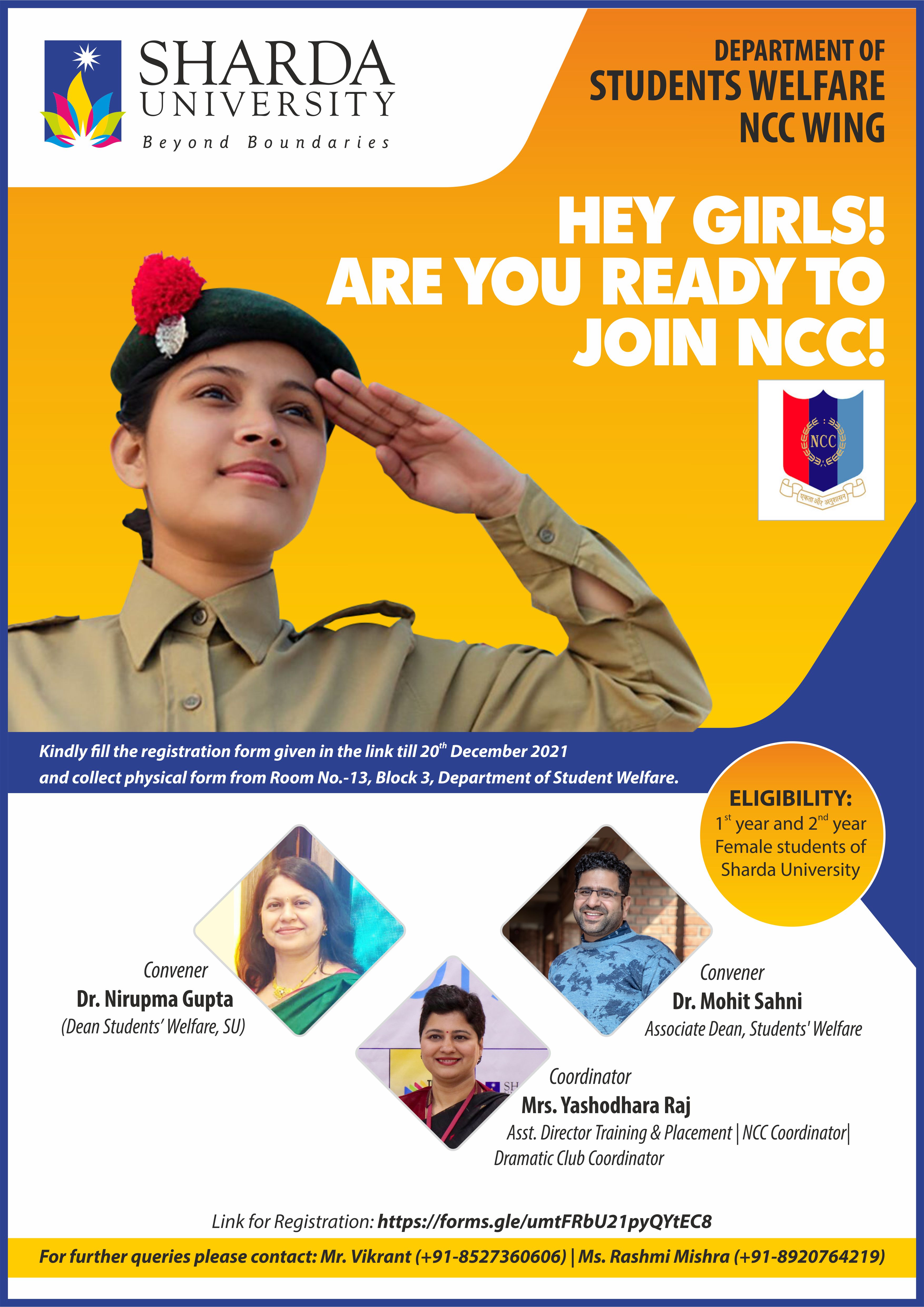 NCC Enrolment 2021-22