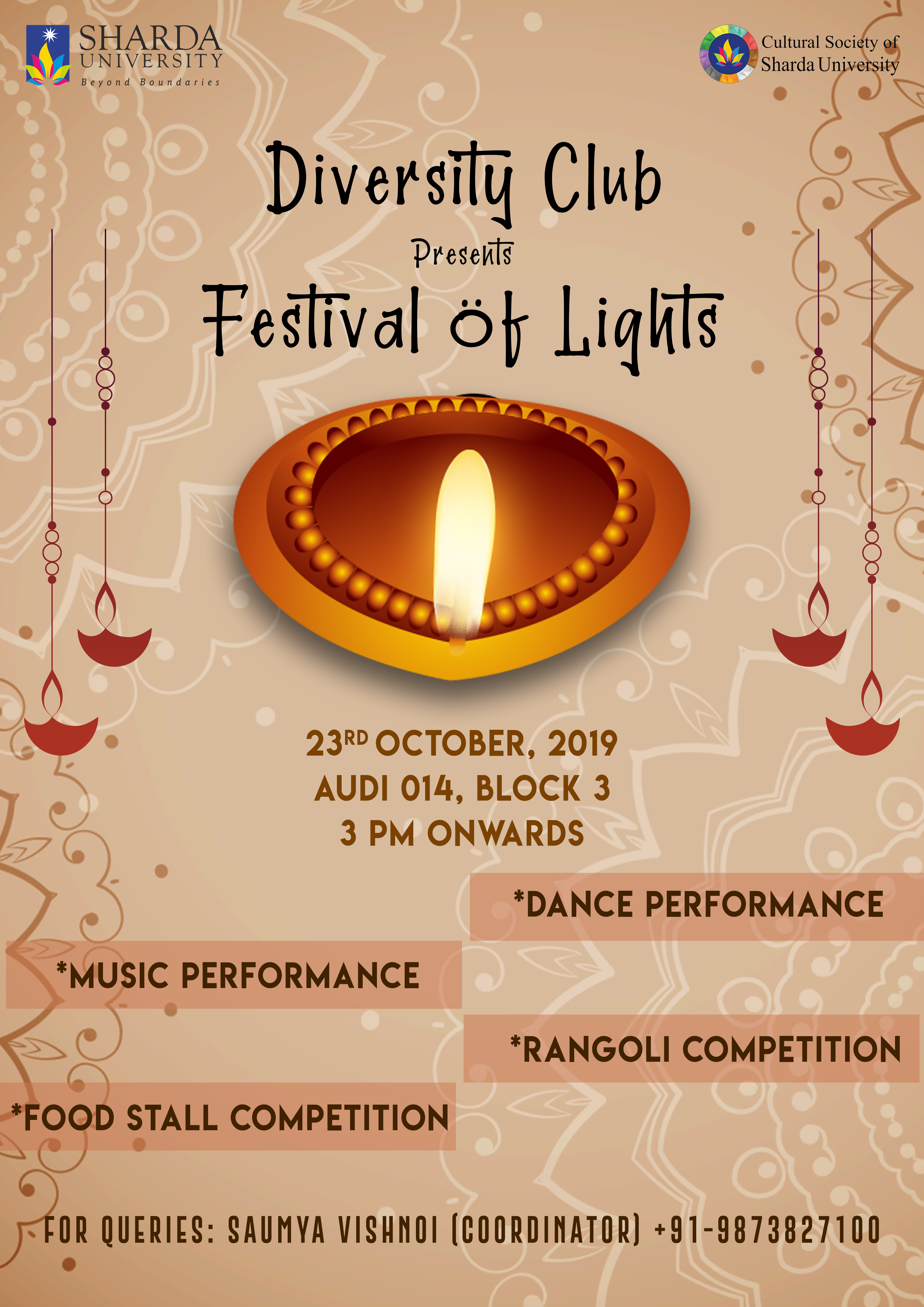 Diwali Celebration 23rd October 2019