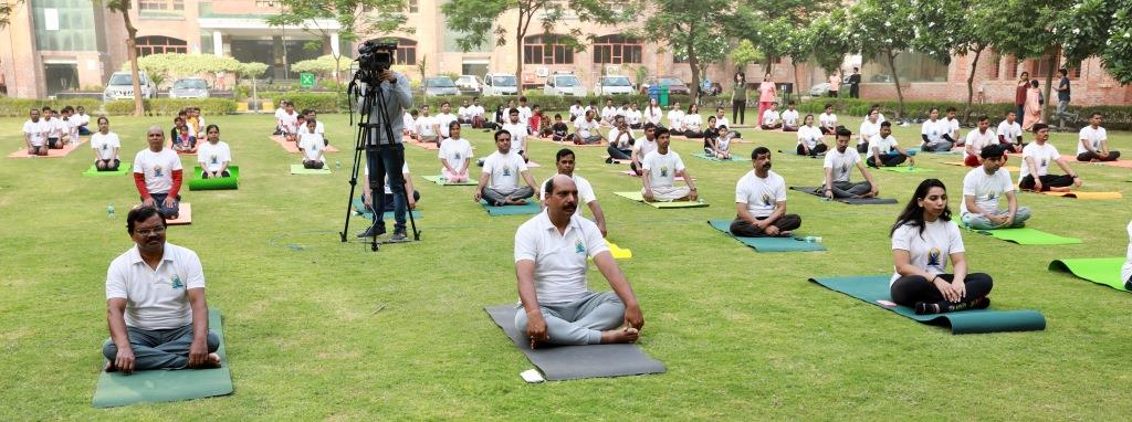 International Yoga Day at Sharda University