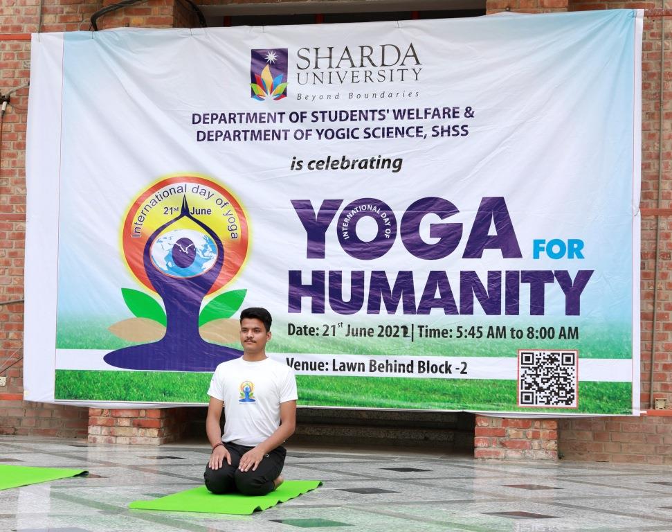 International Yoga Day at Sharda University