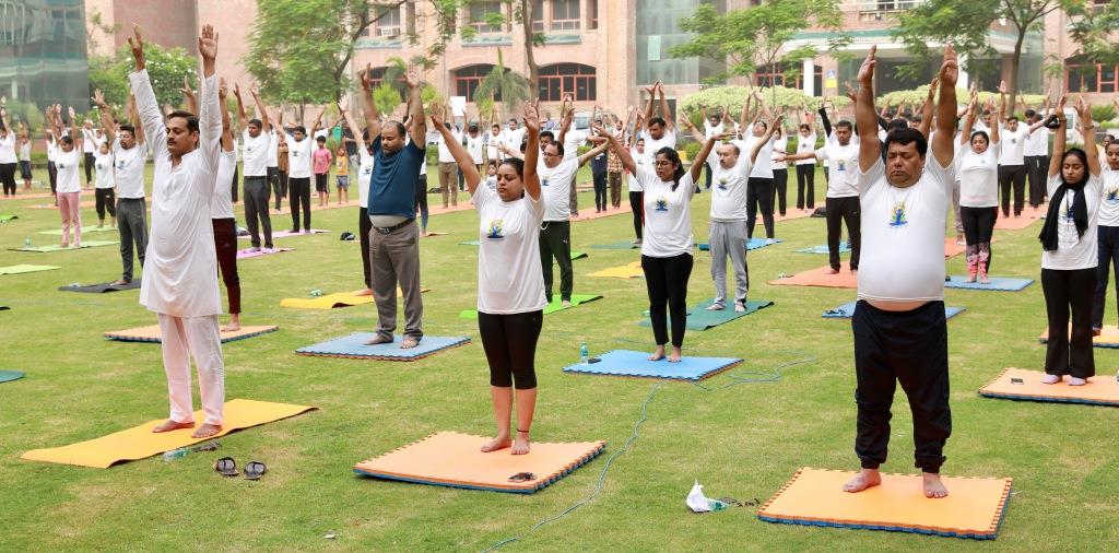 International Yoga Day at Sharda University