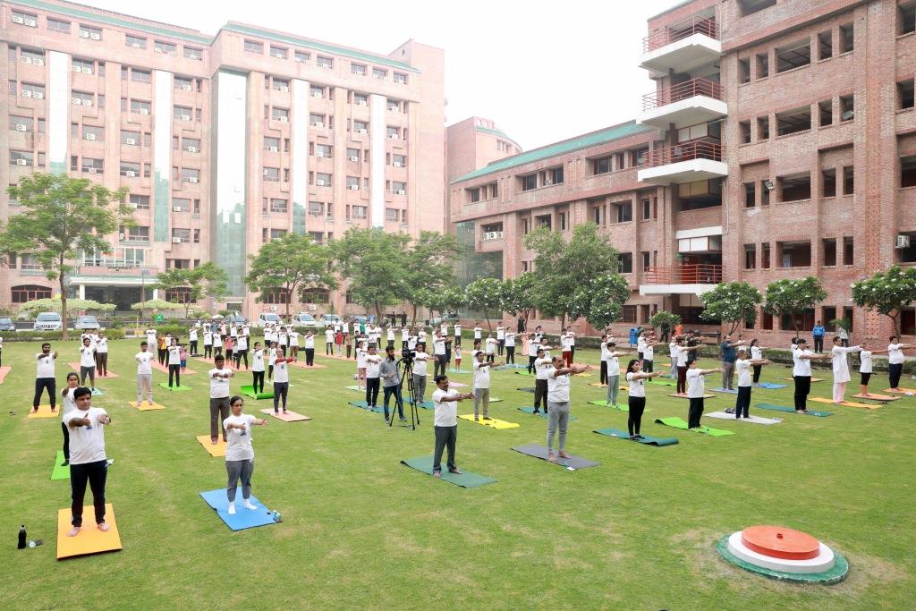 International Yoga Day at Sharda University