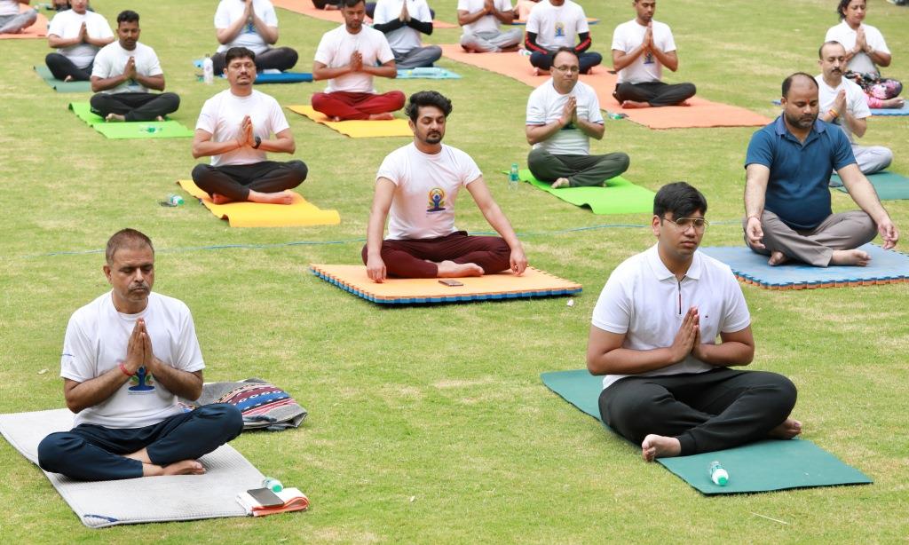 International Yoga Day at Sharda University