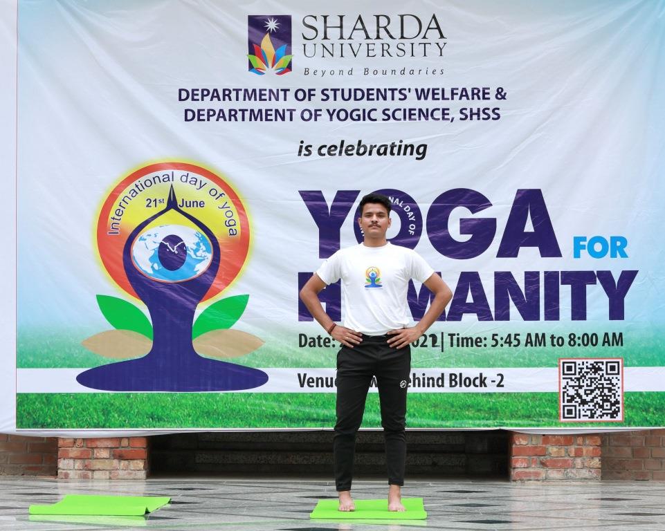 International Yoga Day at Sharda University