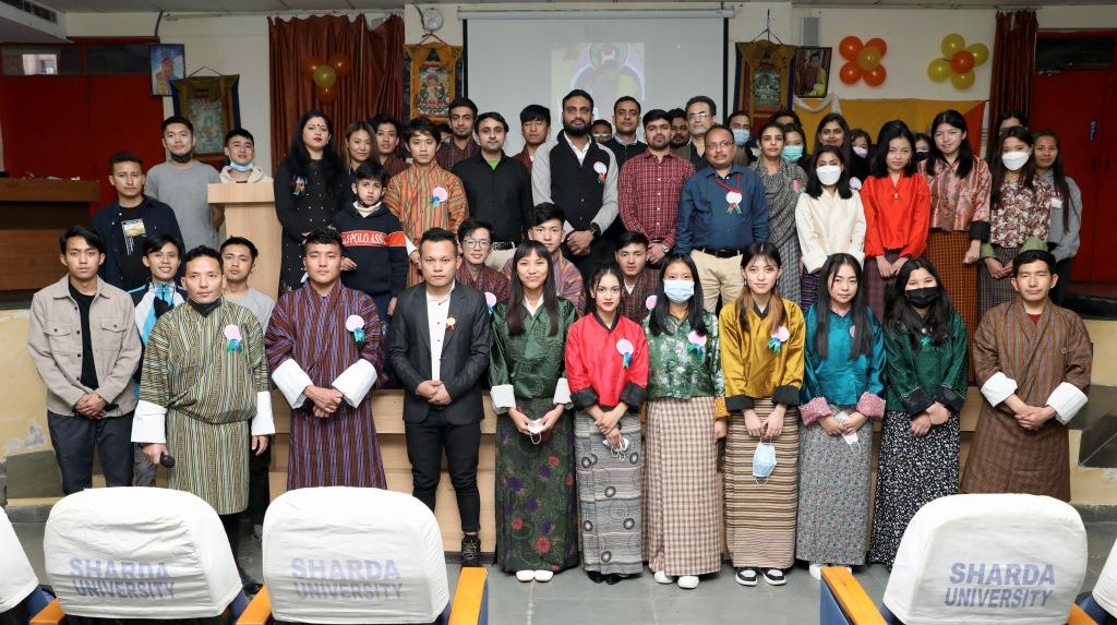 Sharda University welcomed the newly joined Bhutanese students