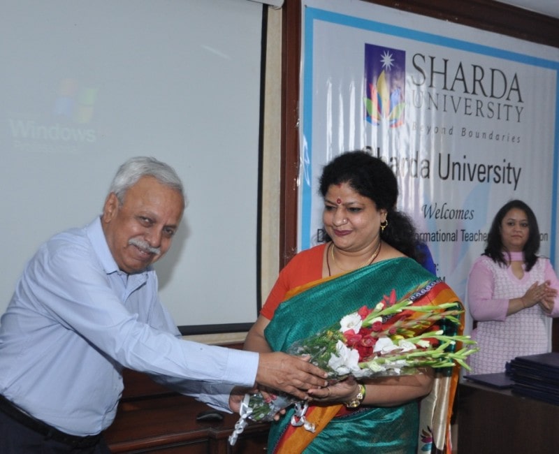 Honored by Sharda University